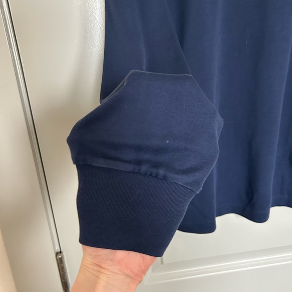 Polo by Ralph Lauren Men's Long-Sleeve Navy Soft Touch Polo Shirt - Picture 5 of 5